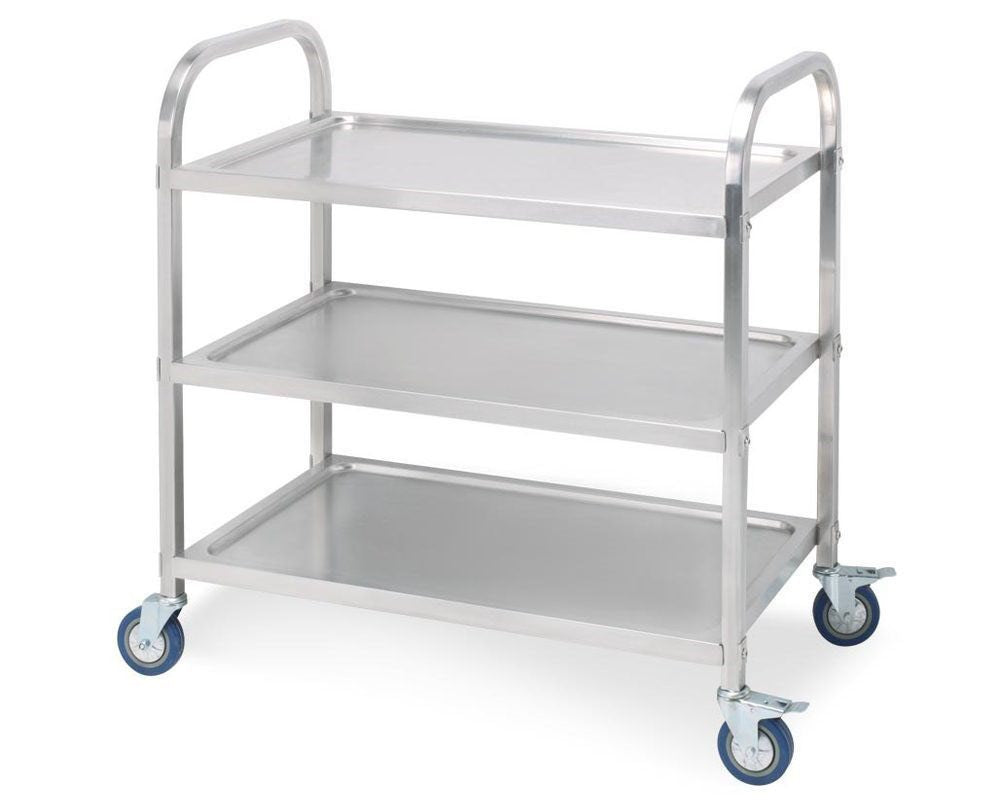 Stainless Steel 3 Tier Trolley