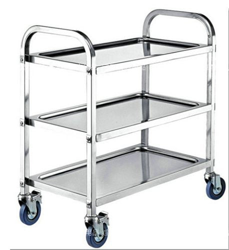Stainless Steel 3 Tier Trolley