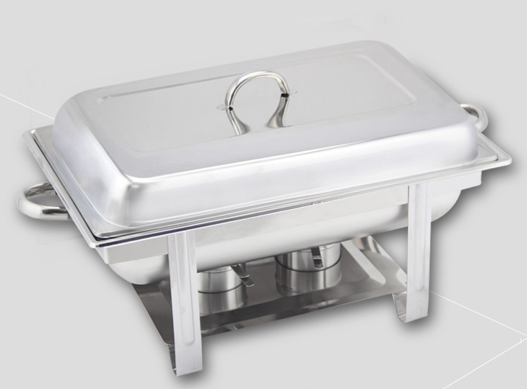 STAINLESS STEEL CHAFING DISH FOOD STEAM PAN