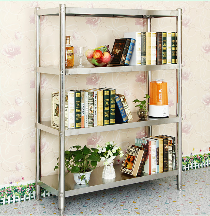 Stainless Steel 4-Shelves Storage Rack