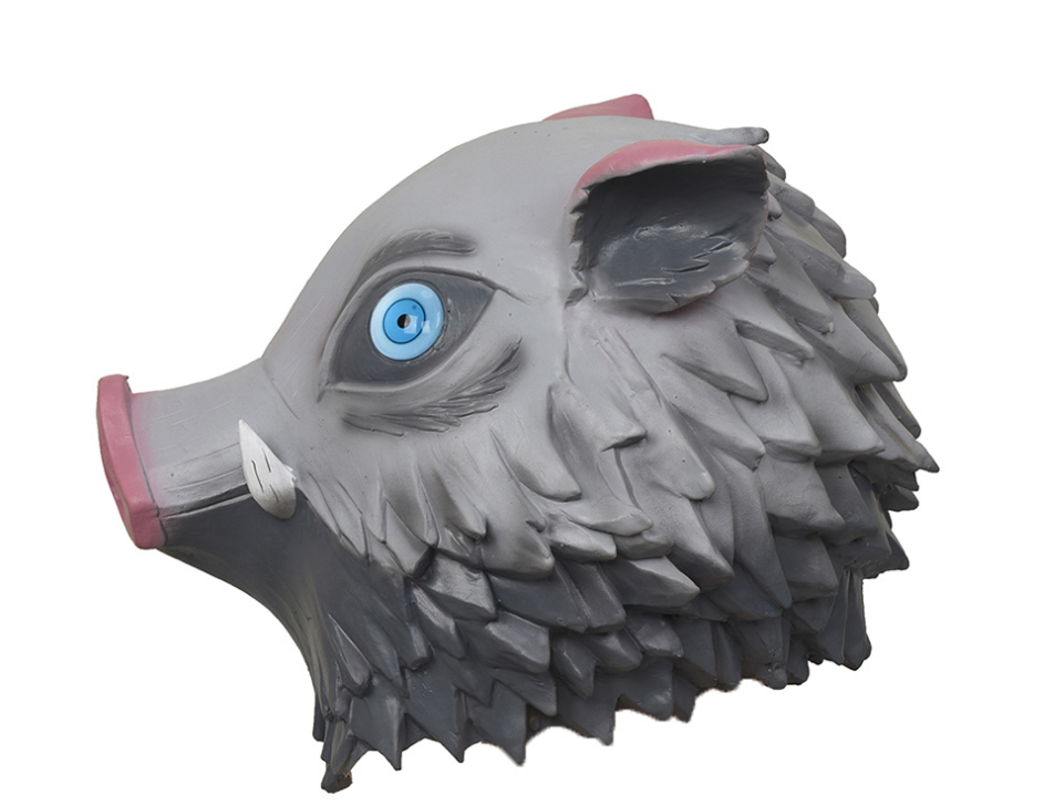 Demon Slayer - hashibira inosuke Full costumes Latex Mask – Kiwionlineshop