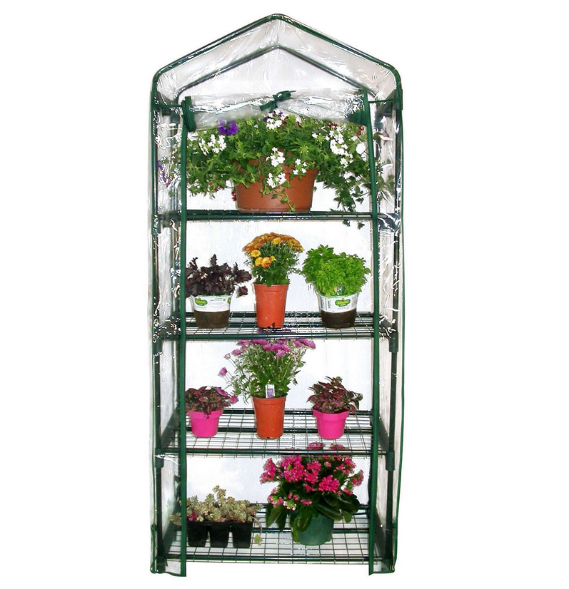 New 4 Tier Portable GreenHouse with wheels