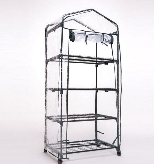 New 4 Tier Portable GreenHouse with wheels
