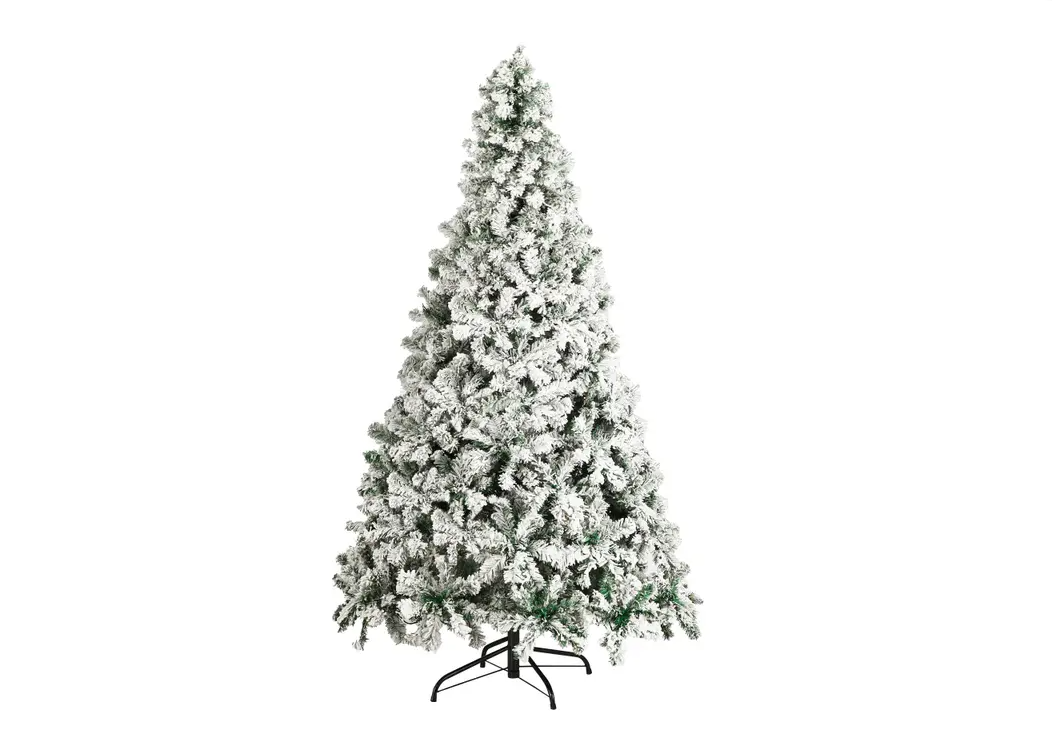 Deluxe Snow Flocked Artificial Christmas Tree - 2.1m