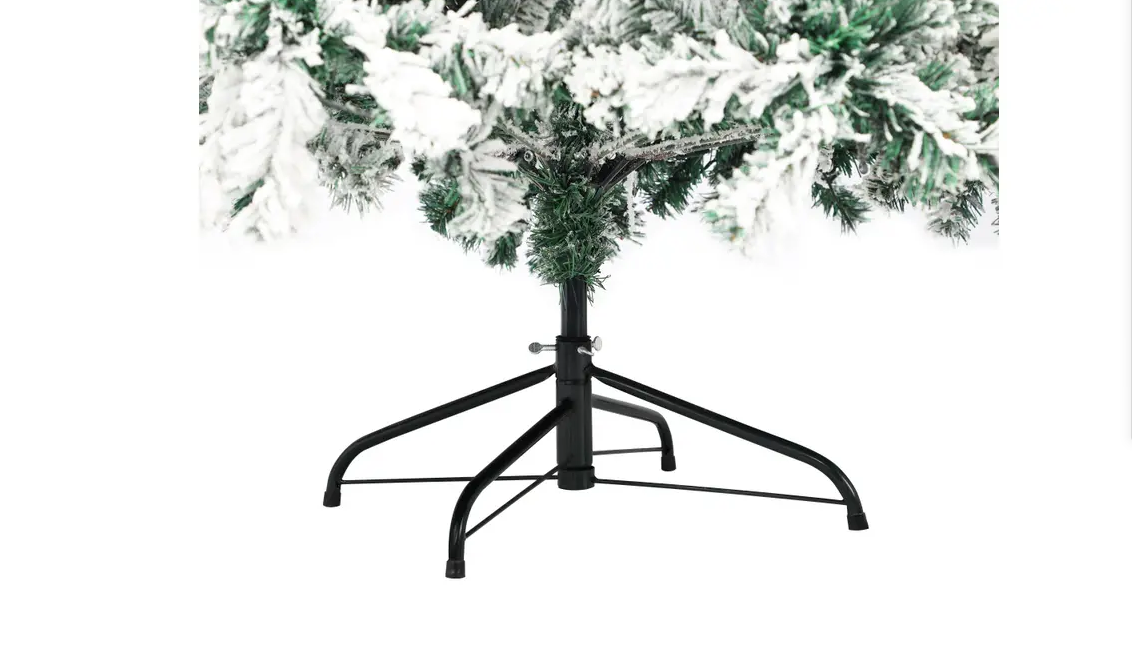 Deluxe Snow Flocked Artificial Christmas Tree - 2.1m